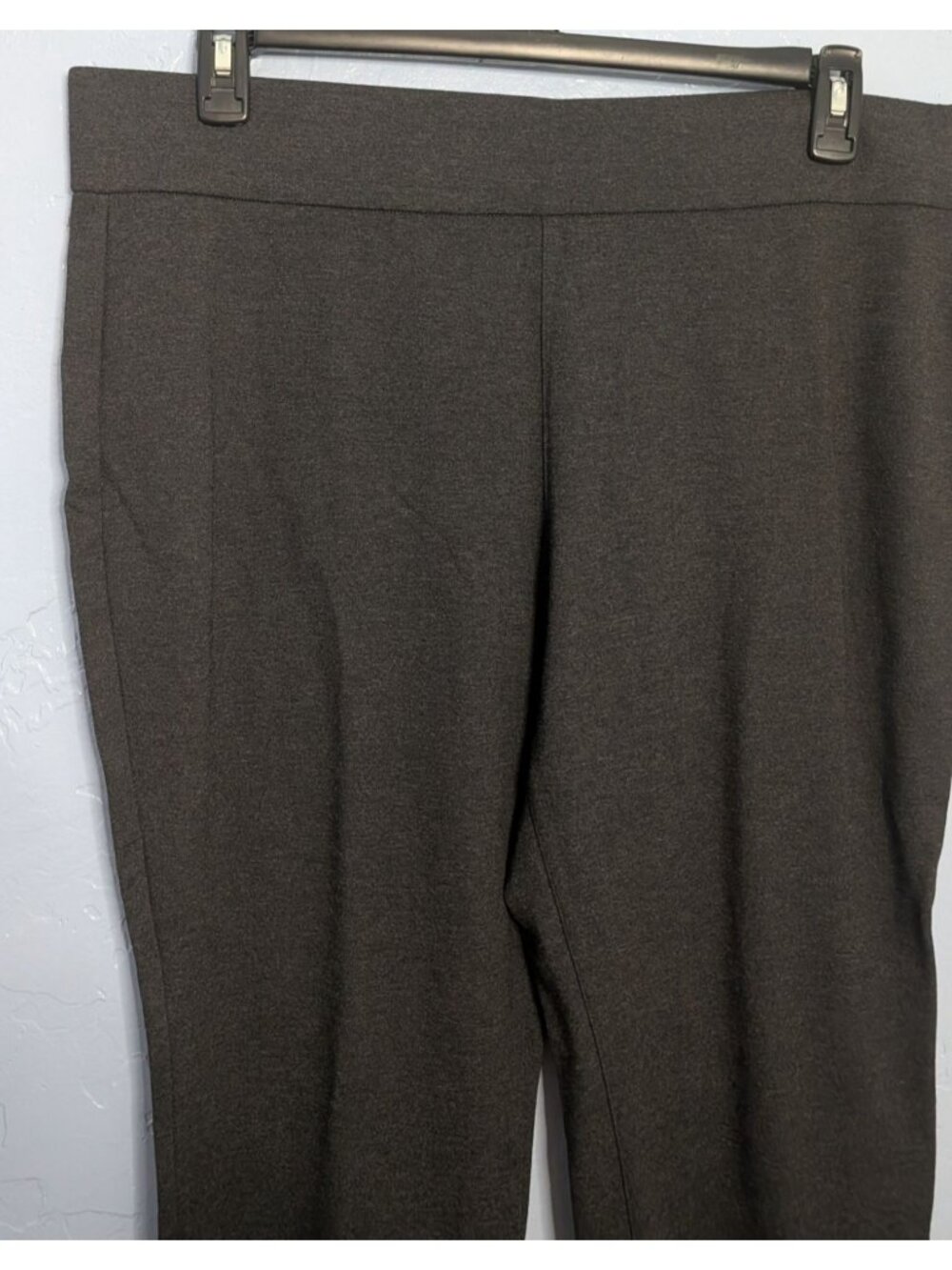 Eileen Fisher Womens XL Gray Stretch Pants Viscose Blend - Picture 4 of 12